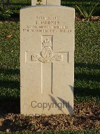 Salonika (Lembet Road) Military Cemetery - Baldwin, B